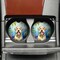 Edge Collections - Multicolor - Beach Scene Car Coasters for Cars Interior